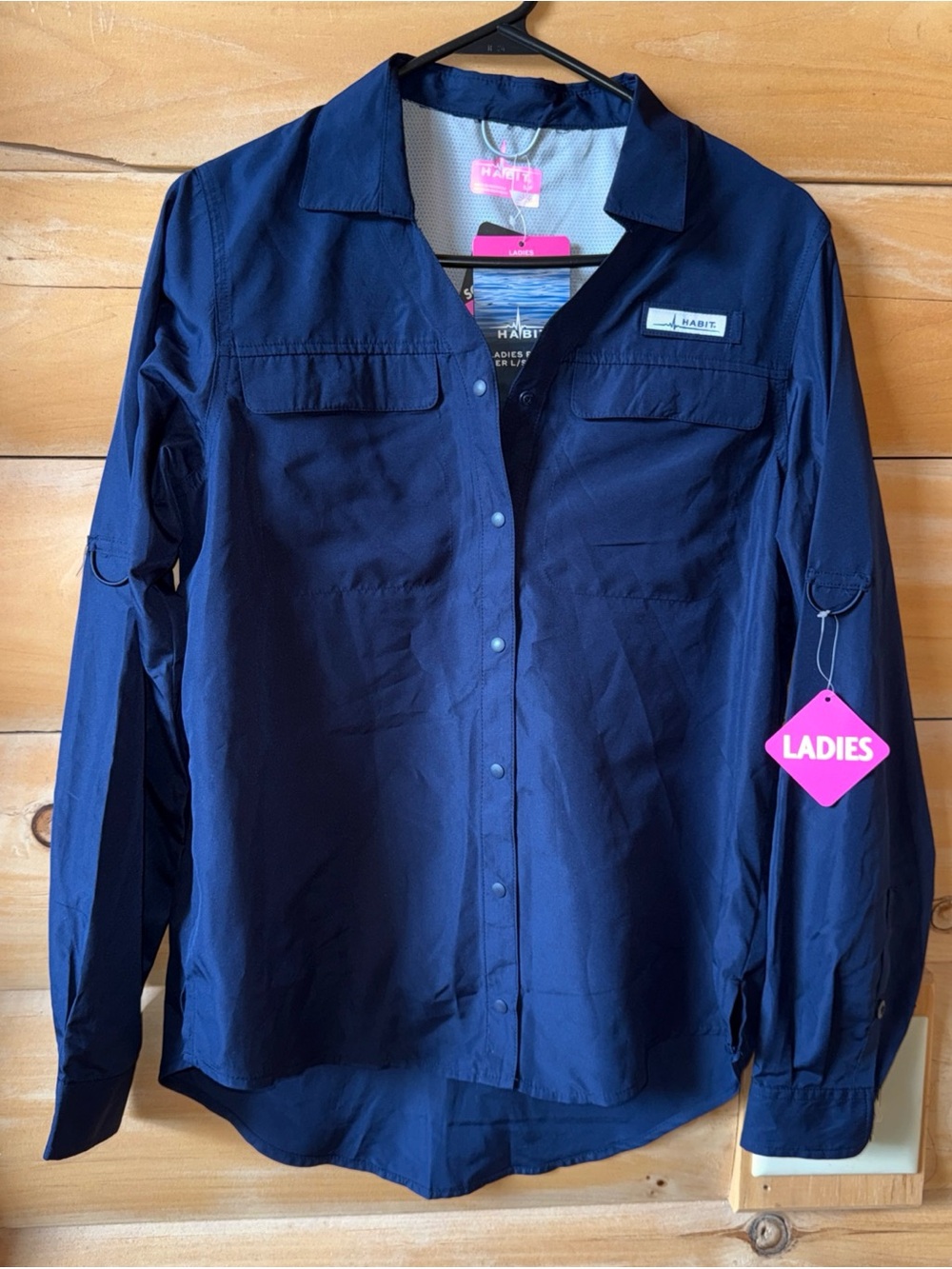 Habit Women's Navy Button-Down Shirt